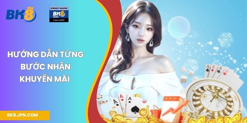 Hướng dẫn từng bước nhận khuyến mãi 